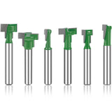 Keyhole Router Bits Set, 1/4 Inch Shank T Slot Milling Cutters for Woodworking, 6 Piece Set, Practical Everyday Use In Australia - Darrahopens