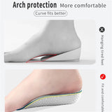Orthopedic Height Increase Insoles with 1 Inch Lift, Arch Support Heel Cushion for Daily Wear, Black, Practical Everyday Use In Australia - Darrahopens