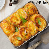 Stainless Steel Toaster Oven Trays, 2 Pack Small Non Toxic Baking Cookie Sheets for Cake Baking, Dishwasher Safe, 10.5"x8.3" Size