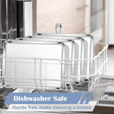 Stainless Steel Toaster Oven Trays, 2 Pack Small Non Toxic Baking Cookie Sheets for Cake Baking, Dishwasher Safe, 12.4"x9.7" Size