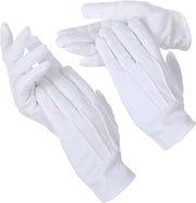White Dress Gloves 2 Pairs Soft High Elasticity Uniform Gloves for Church Usher Funeral Parade Men Women, Practical Everyday Use In Australia - Darrahopens