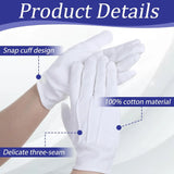 White Dress Gloves 2 Pairs Soft High Elasticity Uniform Gloves for Church Usher Funeral Parade Men Women, Practical Everyday Use In Australia - Darrahopens