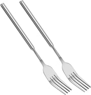 2 Pcs Telescoping Forks, Stainless Steel Extendable Retractable Forks for Dinner, Fruit, Dessert and BBQ, 8.7 to 25.6 Inch In Australia - Darrahopens