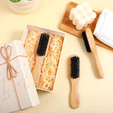 20 Pack Boar Bristle Hair Brushes, Soft Natural Bristles, Wooden Handle, for Women Men Thick Fine Hair, Natural Wood