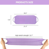 2 Pcs Exfoliating Back Scrubber Towel with Handles, Nylon Body Washcloth for Shower, Men Women, Purple, Daily Comfort Use In Australia - Darrahopens