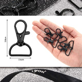 Swivel Snap Hooks with 1 Inch D Ring Lobster Clasps for Tactical Gear and Dog Leashes, 35 Pcs, 25mm, Daily Comfort Use In Australia - Darrahopens