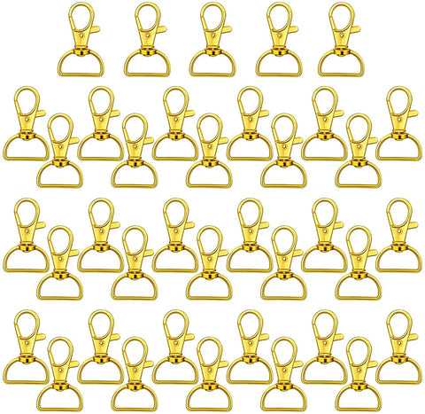 Swivel Snap Hooks with 1 Inch D Ring Lobster Clasps for Tactical Gear and Dog Leashes, 35 Pcs, 25mm, Daily Comfort Use In Australia - Darrahopens