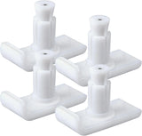Universal Walker Ski Glides 4 Pack, Mobility Aid Accessory for Seniors, White, Practical Everyday Use, Durable Replacement Accessory In Australia - Darrahopens