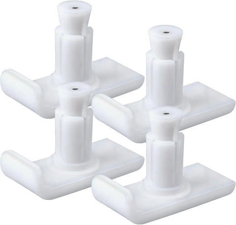 Universal Walker Ski Glides 4 Pack, Mobility Aid Accessory for Seniors, White, Practical Everyday Use, Durable Replacement Accessory In Australia - Darrahopens