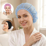 4 Pack Mesh Sleep Bonnets for Women, Elastic Breathable Hair Nets for Sleeping and Hair Drying, Colorful, Pink/Blue/Orange/Black In Australia - Darrahopens