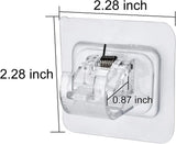 Curtain Rod Brackets 4 Pack No Drill Self Adhesive Heavy Duty Wall Mount Hooks for Home Window Curtains Clear, Self-Adhesive Backing In Australia - Darrahopens