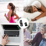 5 Pcs Trigger Finger Splint Set, Adjustable Knuckle Immobilizer and Straightening Support for Arthritis Relief, Black