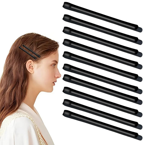 Jumbo Metal Bobby Pins, Glossy Hair Clips for Thick Long Hair, 50 Pcs, Black, Daily Comfort Use, for Men Women and Everyday Wear In Australia - Darrahopens