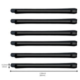 Jumbo Metal Bobby Pins, Glossy Hair Clips for Thick Long Hair, 50 Pcs, Black, Daily Comfort Use, for Men Women and Everyday Wear