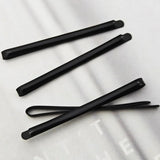 Jumbo Metal Bobby Pins, Glossy Hair Clips for Thick Long Hair, 50 Pcs, Black, Daily Comfort Use, for Men Women and Everyday Wear