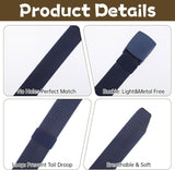 6 PCS Heavy Duty Nylon Webbing Canvas Belts for Men and Women, Outdoor Hiking and Casual Wear, Multicolor, Heavy Duty Use In Australia - Darrahopens