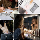 6 Pcs Nylon Mesh Zipper Makeup Bags Cosmetic Pouches for Travel and Home Organization, Small Gray, Daily Comfort Use In Australia - Darrahopens