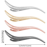 8 Pcs Large Metal Duckbill Hair Clips, 5 Inch Strong Spring Alligator Barrettes for Women Thick Long Hair Updo Styling In Australia - Darrahopens