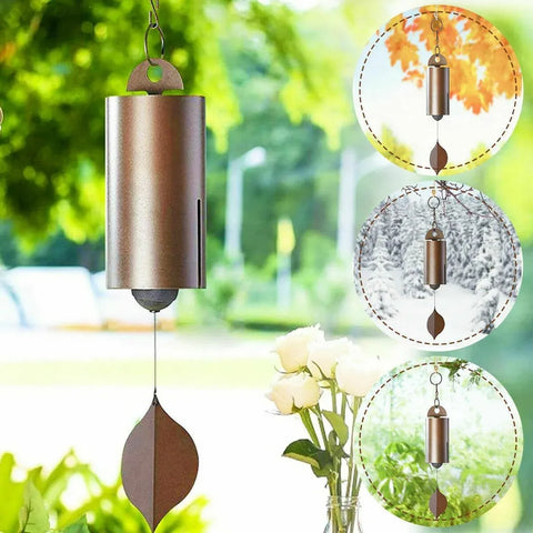 Wind Chimes Outside Deep Resonance Low Tone Serenity Bell Copper Garden Decor for Patio Porch Yard, for Garden Yard and Outdoor Use In Australia - Darrahopens