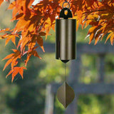 Wind Chimes Outside Deep Resonance Low Tone Serenity Bell Copper Garden Decor for Patio Porch Yard, for Garden Yard and Outdoor Use