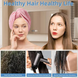 Hair Towel Wrap 4 Pack Quick Dry Turban for Curly and Long Hair Women Bathroom Shower Use Multi Color, Daily Comfort Use In Australia - Darrahopens