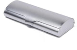 Hard Aluminum Eyeglasses Case Matte Metal Spectacle Box for Sunglasses Storage Silver, Aluminum Construction, Practical Everyday Use In Australia - Darrahopens