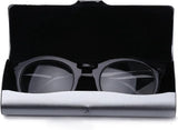 Hard Aluminum Eyeglasses Case Matte Metal Spectacle Box for Sunglasses Storage Silver, Aluminum Construction, Practical Everyday Use