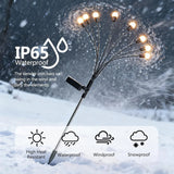 Solar Garden Lights 2 Pack, 16 LED Swaying Firefly Lights for Patio Pathway Courtyard Decoration, Big Bulb Waterproof In Australia - Darrahopens