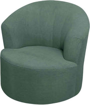 1 Pack Swivel Barrel Chair Slipcover Stretch Soft Washable Furniture Protector for Round Club Arm Accent Chairs Living Room Green In Australia - Darrahopens