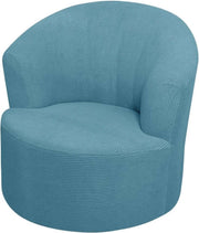 1 Pack Swivel Barrel Chair Slipcover Stretch Soft Washable Furniture Protector for Round Club Accent Chairs Living Room Blue In Australia - Darrahopens