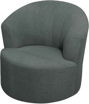 1 Pack Swivel Barrel Chair Slipcover Stretch Soft Washable Furniture Protector for Round Club Accent Chairs Living Room Gray In Australia - Darrahopens