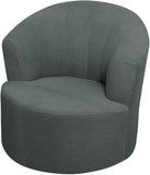 1 Pack Swivel Barrel Chair Slipcover Stretch Soft Washable Furniture Protector for Round Club Accent Chairs Living Room Gray In Australia - Darrahopens