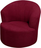 1 Pack Swivel Barrel Chair Slipcover Stretch Washable Soft Furniture Protector for Round Club Accent Chairs Living Room Red In Australia - Darrahopens