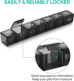 Large 28-Day Monthly Pill Organizer, 4-Week Medicine Box with Dustproof Container for Pills Vitamins Supplements, PP Plastic Material In Australia - Darrahopens