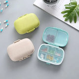8-Compartment Doset Medicine Box, Compact Dosage Pill Jar Holder for Daily Tablets, Pink, Travel Pill Case, Secure Snap Lid In Australia - Darrahopens