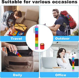 Small Travel Pocket Pill Box with 7 Compartments, Waterproof Sealed Metal Pill Case for Vacation Camping and Outdoor Use, Aluminum Alloy Material In Australia - Darrahopens