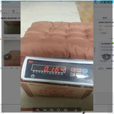 Indoor Outdoor Chair Cushion with Ties, Tufted Patio Chair Pad for Garden, Office and Home Seating Decoration, Red
