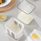 Yogurt Strainer Maker Food Strainer Yogurt Filter Kitchen Gadgets Reusable Homemade Whey Separator with Stainless Steel Mesh for Kitchen In Australia - Darrahopens