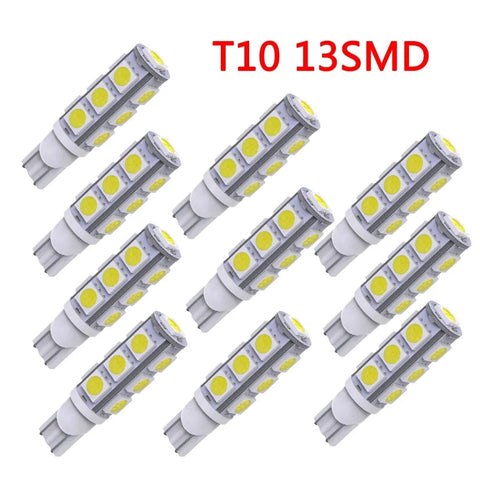10 Pieces LED Landscape Light Bulbs, 194 T10 T5 Wedge Base DC 12V 13SMD Replacement Bulbs for Outdoor Lighting In Australia - Darrahopens