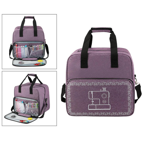 Serger Carrying Case, Universal Overlock Sewing Machine Tote Bag with Shoulder Strap Handles, for Travel, Shopping and Daily Carry In Australia - Darrahopens