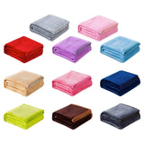 Fleece Throw Blanket for Couch and Sofa, Lightweight Plush Soft All-Season Blanket for Bed and Living Room, 27.55 x 39.37 Inches, Hot Pink