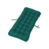 Seat Cushion Outdoor Chair Cushion, Patio Chair Cushion with Tie, Tufted Replacement for Patio Furniture, 14x28 Inches