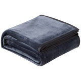Flannel Throw Blanket for Couch and Bed, Soft Cozy All-Season Household Blanket for Bedroom and Living Room, 27.56 x 39.37 Inches