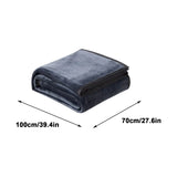 Flannel Throw Blanket for Couch and Bed, Soft Cozy All-Season Household Blanket for Bedroom and Living Room, 27.56 x 39.37 Inches