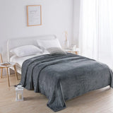 Flannel Throw Blanket for Couch and Bed, Soft Cozy All-Season Household Blanket for Bedroom and Living Room, 27.56 x 39.37 Inches