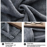 Flannel Throw Blanket for Couch and Bed, Soft Cozy All-Season Household Blanket for Bedroom and Living Room, 27.56 x 39.37 Inches
