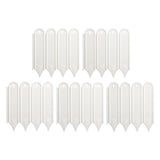 5 Pack, Garden Fence Plastic Picket Edging for Lawn Flower Bed Border Decorative Yard, 8x5.9in, for Garden, Patio, Outdoor and Seasonal Use