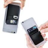 Phone Card Holder RFID Wallet Credit Adhesive Cell Case Stick-on Card Holder for Back of Phone for Most of Smartphones In Australia - Darrahopens