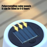 Solar Table Lamp Outdoor Table Lamp Solar Lights Outdoor Waterproof Rechargeable Table Lamp WirelessTable Lamps for Desk Patio Garden Yard Room Decor
