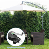 Patio Umbrella Crank Handle Replacement Parts with 11ft Rope for Cantilever and Banana Umbrellas, Universal Outdoor Repair Kit for Garden Shade In Australia - Darrahopens